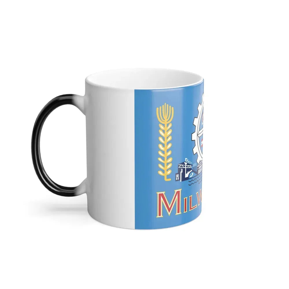 Flag of Milwaukee, Wisconsin - Color Changing Coffee Mug - Go Mug Yourself