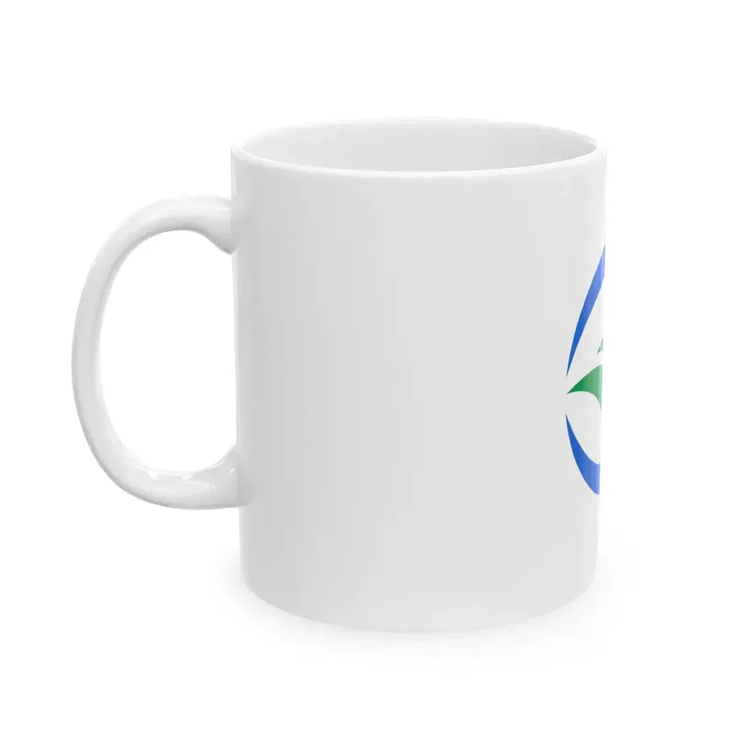 Flag of Mima Tokushima (Japan) White Coffee Mug - Go Mug Yourself