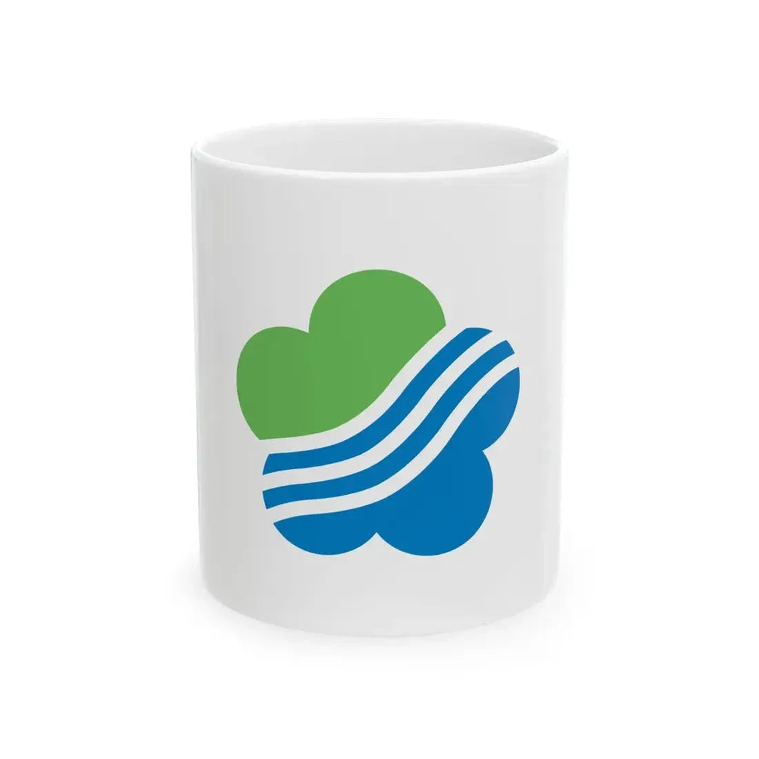 Flag of Minabe Wakayama (Japan) White Coffee Mug 11oz - Go Mug Yourself