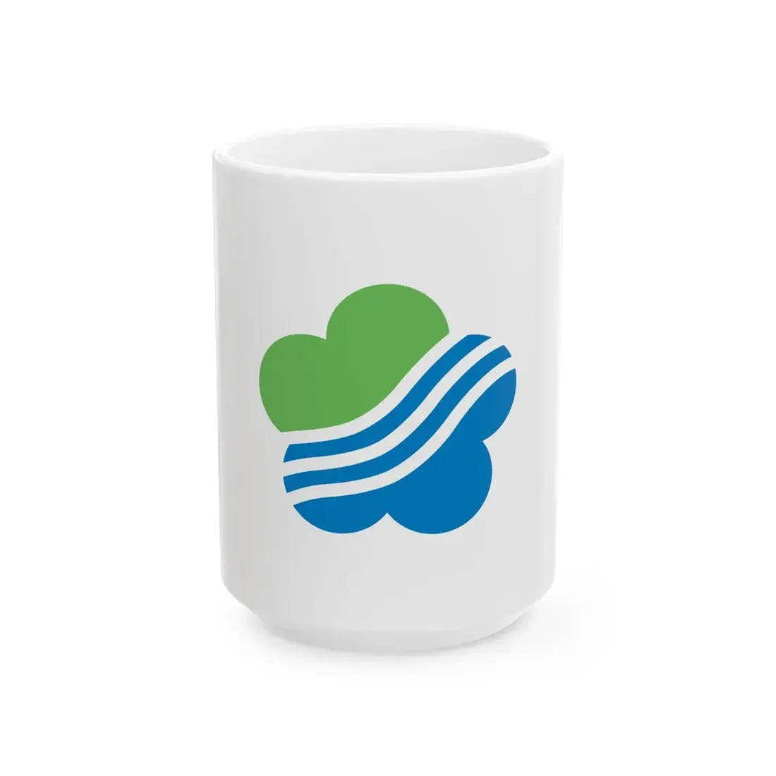 Flag of Minabe Wakayama (Japan) White Coffee Mug 15oz - Go Mug Yourself