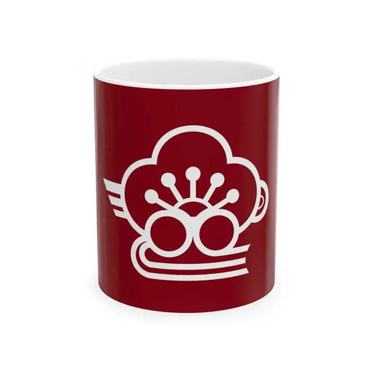 Flag of Minabegawa Wakayama (Japan) White Coffee Mug 11oz - Go Mug Yourself