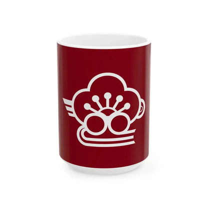 Flag of Minabegawa Wakayama (Japan) White Coffee Mug 15oz - Go Mug Yourself