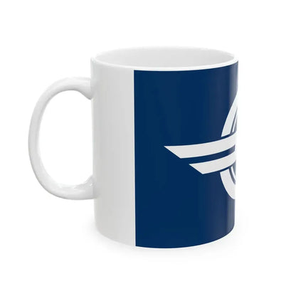 Flag of Minakami Gunma 1964-2005 (Japan) White Coffee Mug - Go Mug Yourself