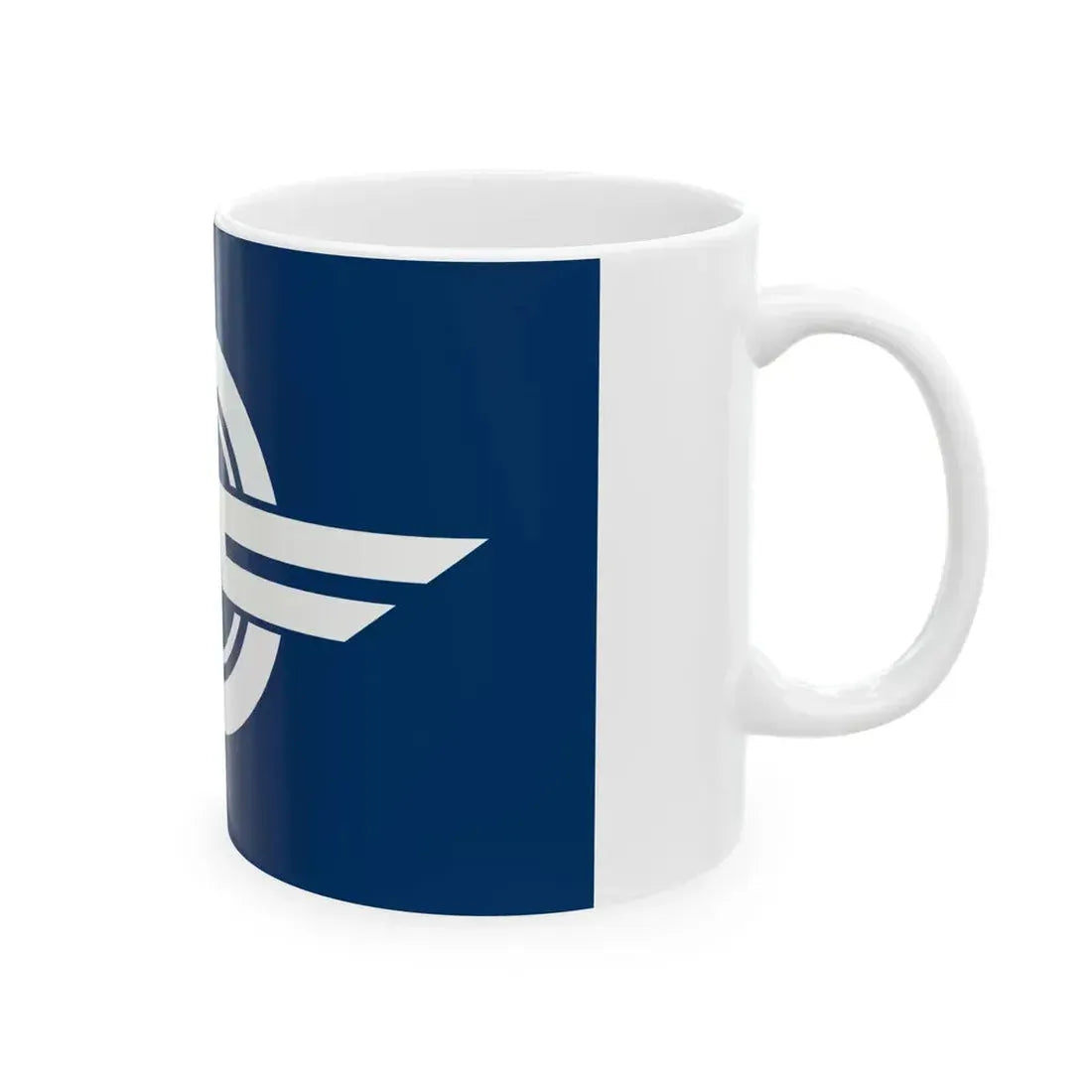 Flag of Minakami Gunma 1964-2005 (Japan) White Coffee Mug - Go Mug Yourself