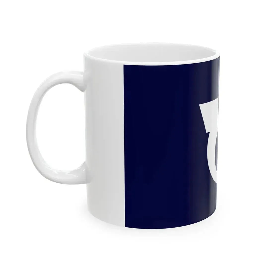 Flag of Minakuchi Shiga 1962-2004 (Japan) White Coffee Mug - Go Mug Yourself