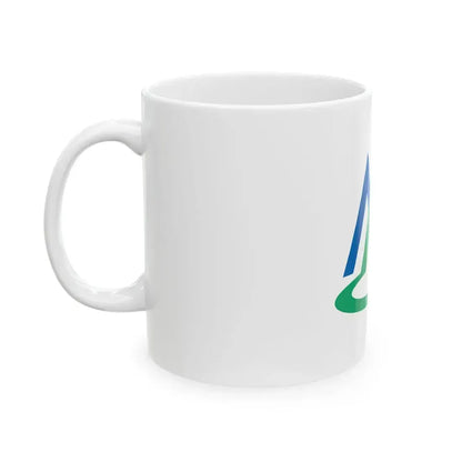 Flag of Minami-Alps Yamanashi (Japan) White Coffee Mug - Go Mug Yourself