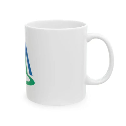 Flag of Minami-Alps Yamanashi (Japan) White Coffee Mug - Go Mug Yourself