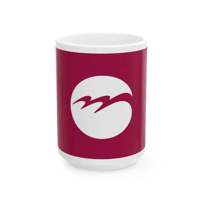 Flag of Minami Fukuoka (Japan) White Coffee Mug 15oz - Go Mug Yourself