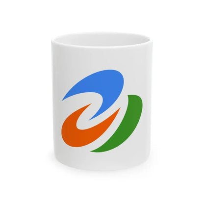 Flag of Minamiaizu Fukushima (Japan) White Coffee Mug 11oz - Go Mug Yourself