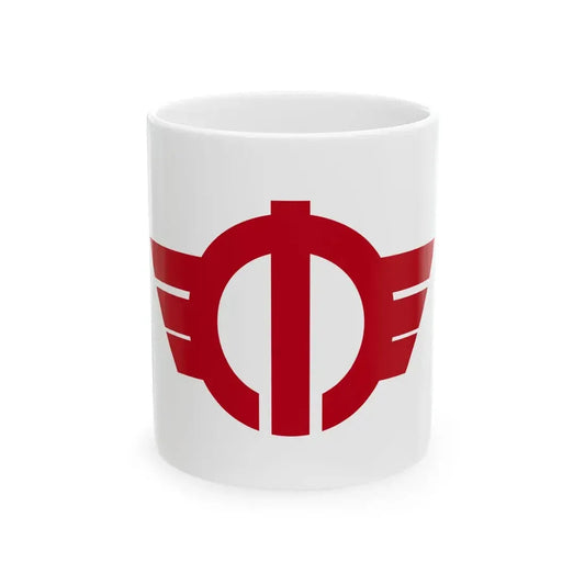 Flag of Minamiashigara Kanagawa (Japan) White Coffee Mug 11oz - Go Mug Yourself
