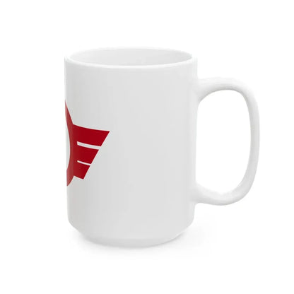 Flag of Minamiashigara Kanagawa (Japan) White Coffee Mug - Go Mug Yourself