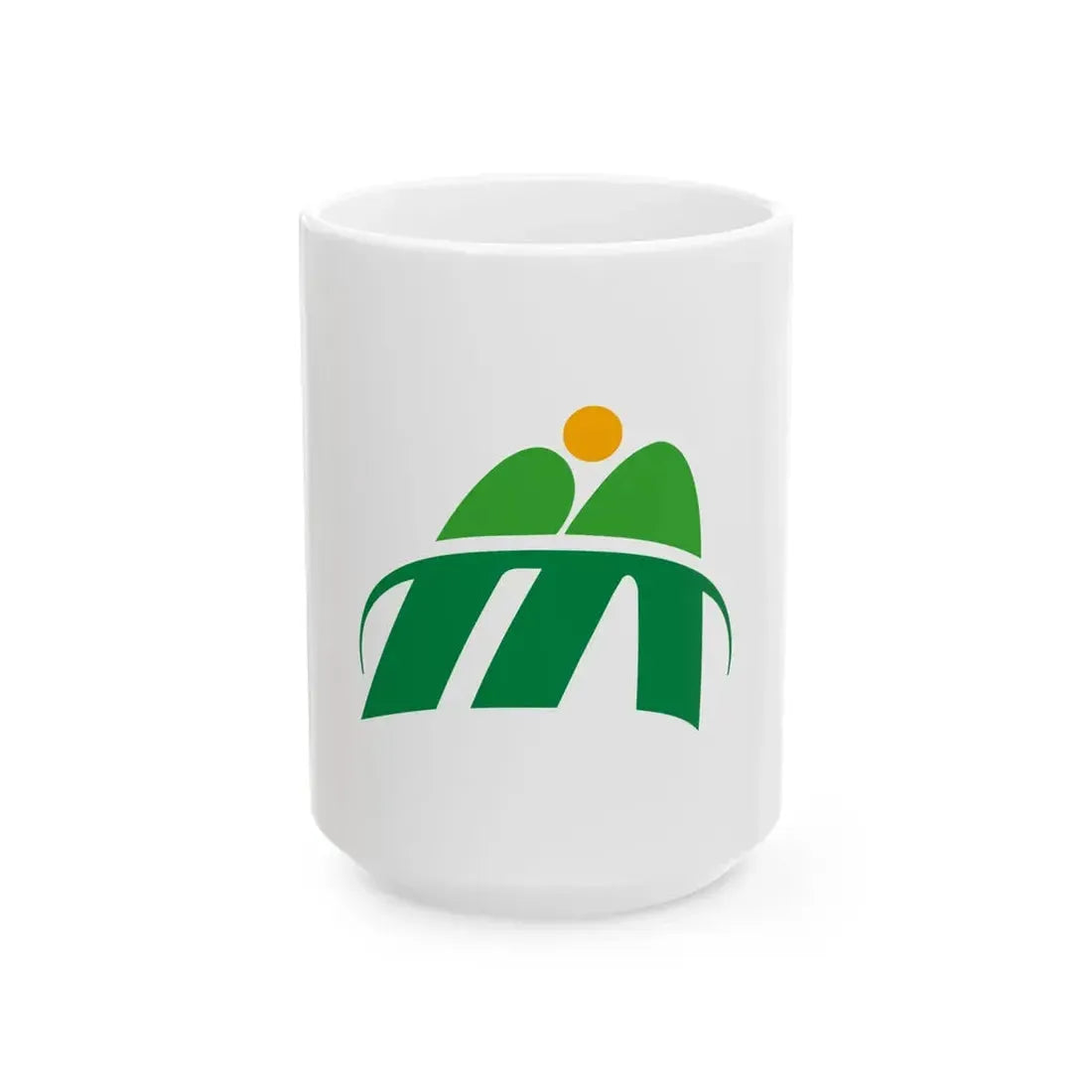 Flag of Minamiaso Kumamoto (Japan) White Coffee Mug 15oz - Go Mug Yourself