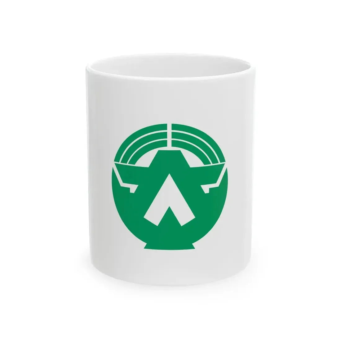 Flag of Minamidaito Okinawa (Japan) White Coffee Mug 11oz - Go Mug Yourself