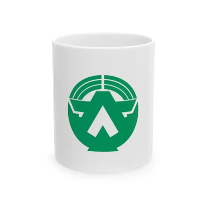 Flag of Minamidaito Okinawa (Japan) White Coffee Mug 11oz - Go Mug Yourself