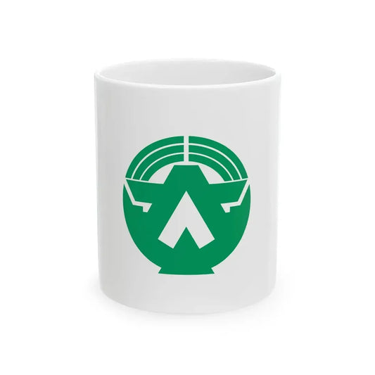 Flag of Minamidaito Okinawa (Japan) White Coffee Mug 11oz - Go Mug Yourself