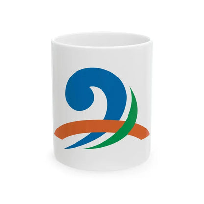 Flag of Minamiechizen Fukui (Japan) White Coffee Mug 11oz - Go Mug Yourself