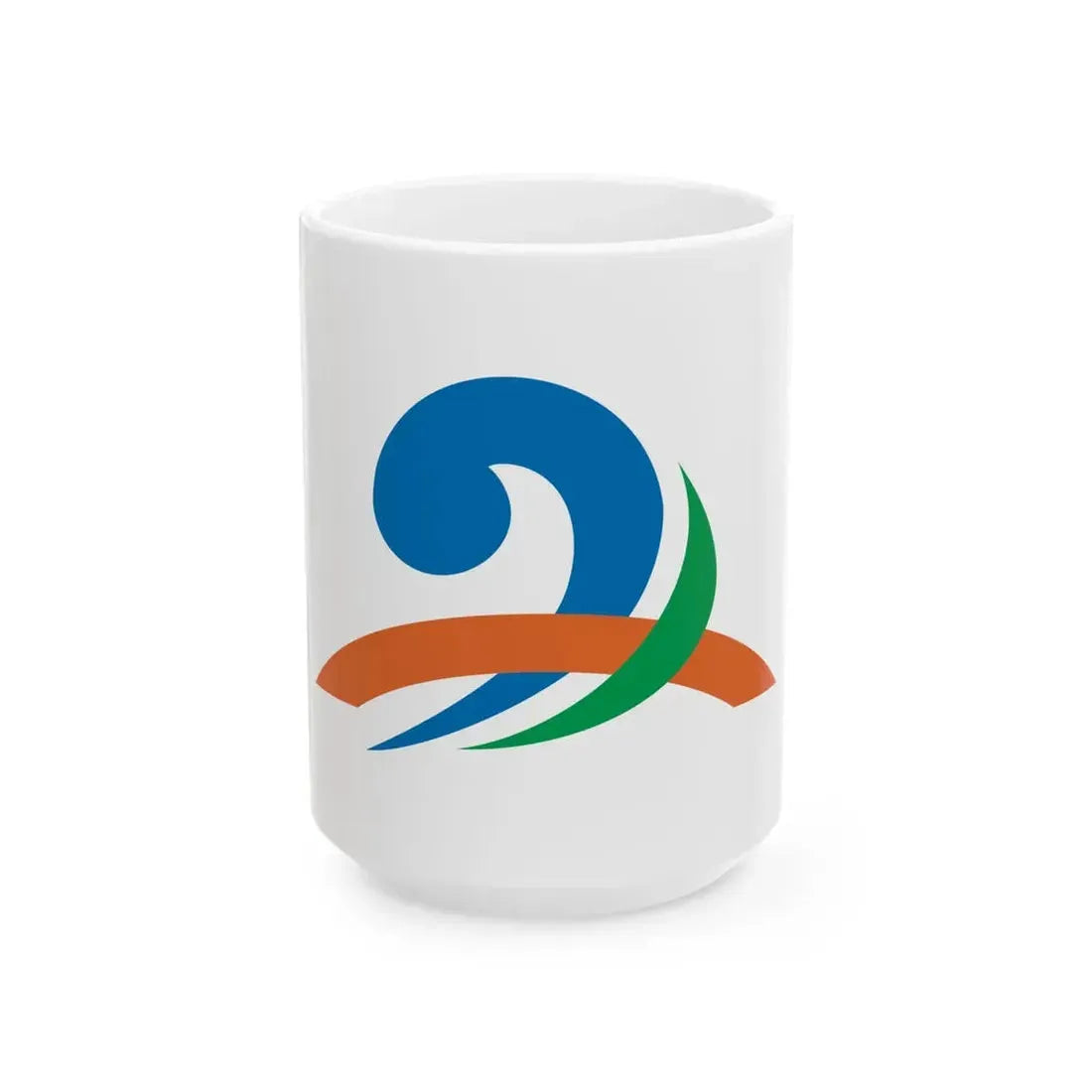 Flag of Minamiechizen Fukui (Japan) White Coffee Mug 15oz - Go Mug Yourself