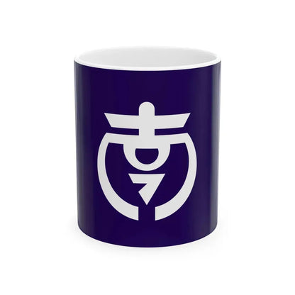 Flag of Minamifurano Hokkaido (Japan) White Coffee Mug 11oz - Go Mug Yourself