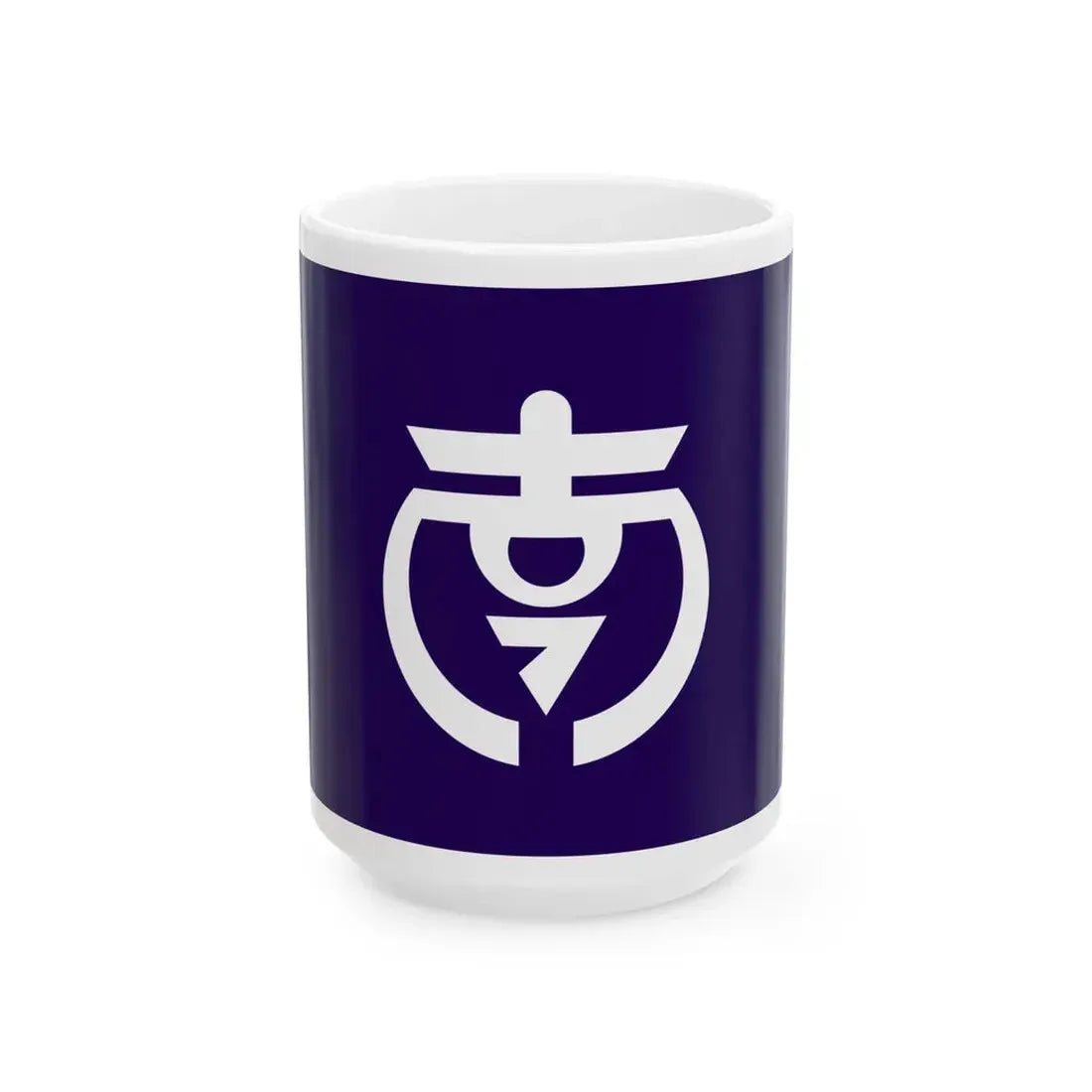 Flag of Minamifurano Hokkaido (Japan) White Coffee Mug 15oz - Go Mug Yourself