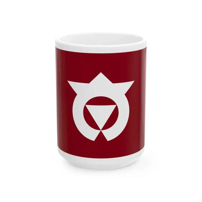 Flag of Minamikata Miyagi 1964-2005 (Japan) White Coffee Mug 15oz - Go Mug Yourself