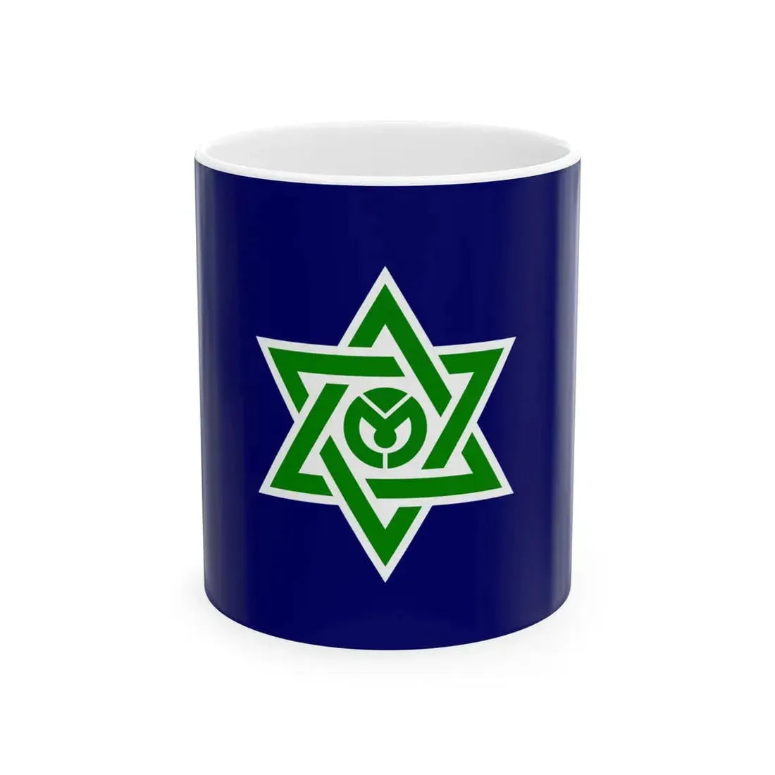 Flag of Minamikayabe Hokkaido 1959-2005 (Japan) White Coffee Mug 11oz - Go Mug Yourself