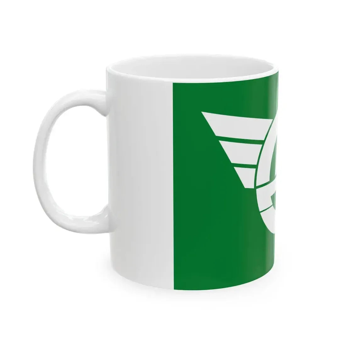 Flag of Minamiminowa Nagano (Japan) White Coffee Mug - Go Mug Yourself