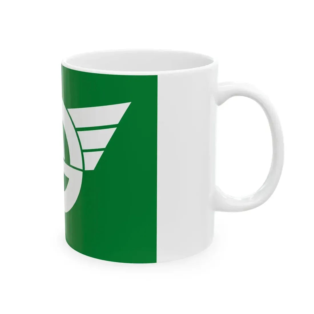 Flag of Minamiminowa Nagano (Japan) White Coffee Mug - Go Mug Yourself