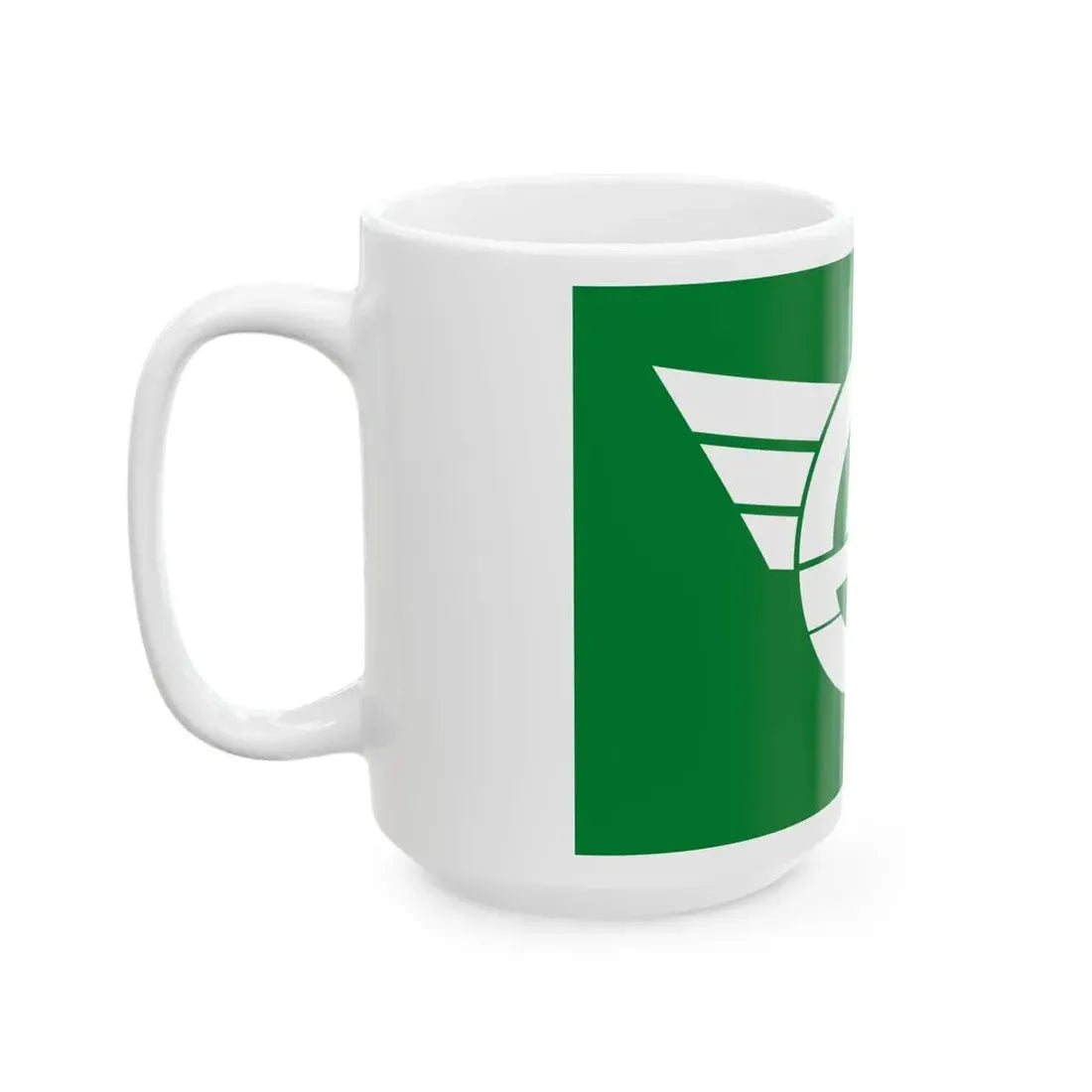 Flag of Minamiminowa Nagano (Japan) White Coffee Mug - Go Mug Yourself