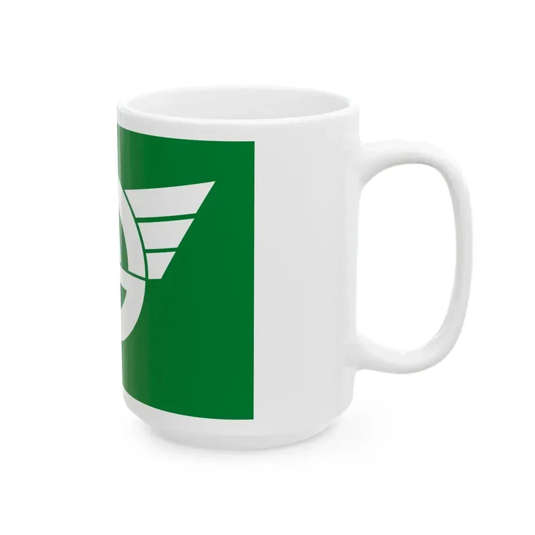 Flag of Minamiminowa Nagano (Japan) White Coffee Mug - Go Mug Yourself