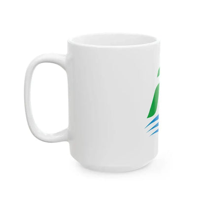 Flag of Minamisanriku Miyagi (Japan) White Coffee Mug - Go Mug Yourself