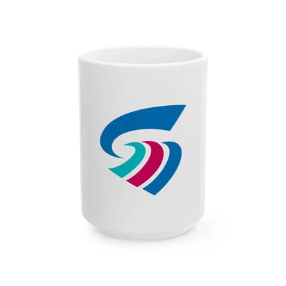 Flag of Minamisatsuma Kagoshima (Japan) White Coffee Mug 15oz - Go Mug Yourself