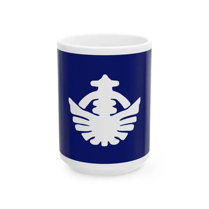 Flag of Minamitane Kagoshima (Japan) White Coffee Mug 15oz - Go Mug Yourself