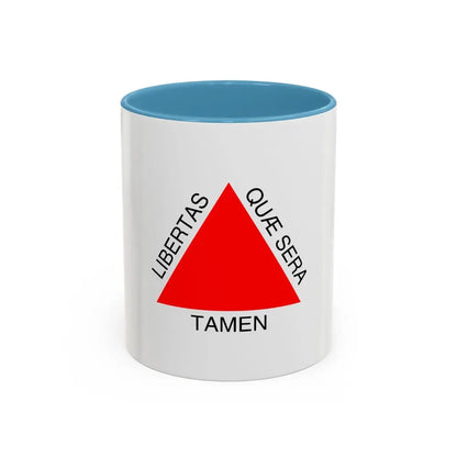 Flag of Minas Gerais Brazil - Accent Coffee Mug 11oz Light Blue - Go Mug Yourself