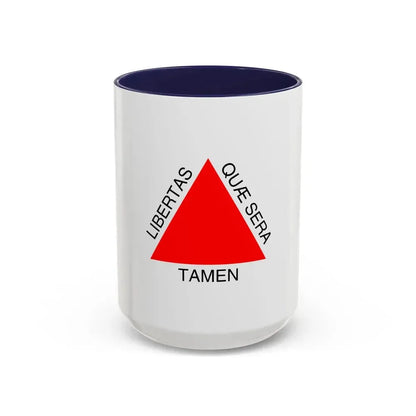 Flag of Minas Gerais Brazil - Accent Coffee Mug 15oz Navy - Go Mug Yourself