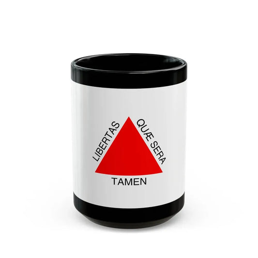 Flag of Minas Gerais Brazil - Black Coffee Mug 15oz - Go Mug Yourself