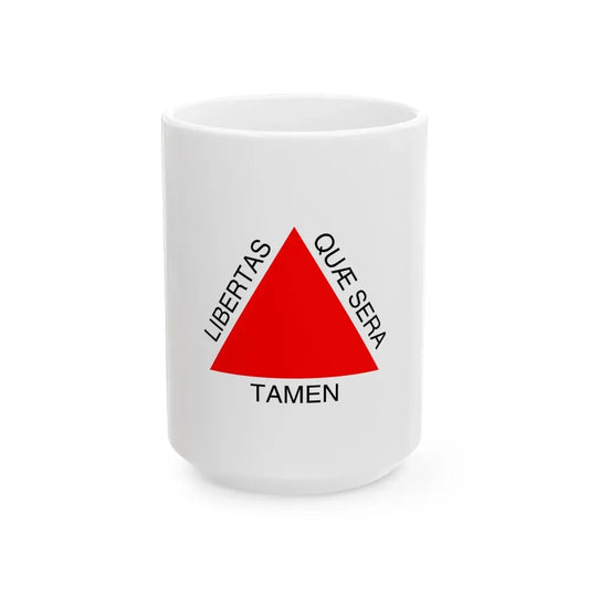 Flag of Minas Gerais Brazil - White Coffee Mug 15oz - Go Mug Yourself