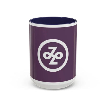 Flag of Minato Tokyo Japan - Accent Coffee Mug 15oz Navy - Go Mug Yourself