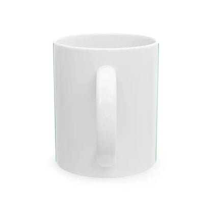 Flag of Mine Yamaguchi (Japan) White Coffee Mug - Go Mug Yourself