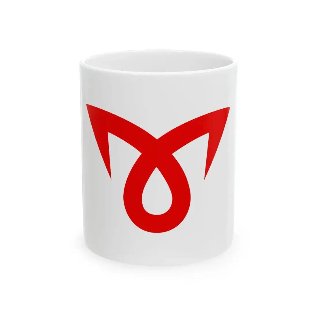 Flag of Mineyama Kyoto 1956-2004 (Japan) White Coffee Mug 11oz - Go Mug Yourself