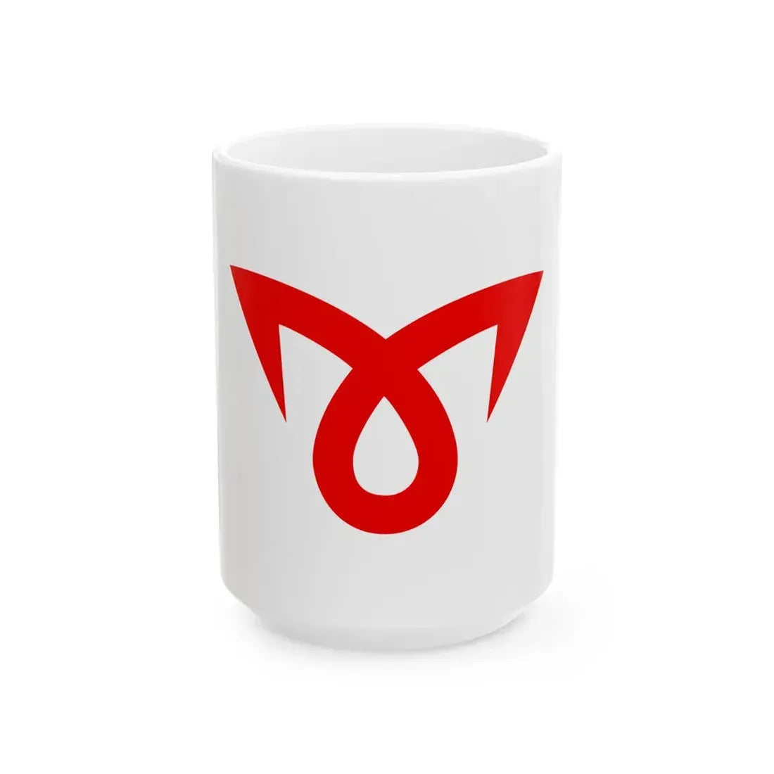 Flag of Mineyama Kyoto 1956-2004 (Japan) White Coffee Mug 15oz - Go Mug Yourself