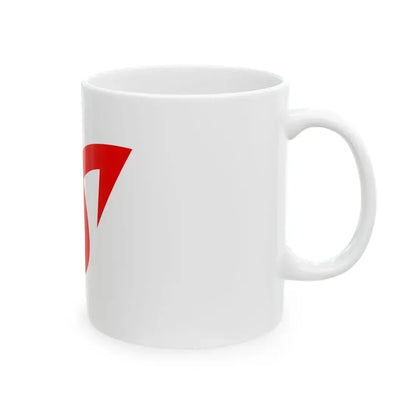 Flag of Mineyama Kyoto 1956-2004 (Japan) White Coffee Mug - Go Mug Yourself