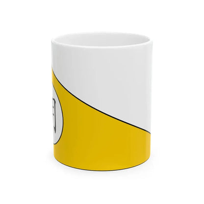 Flag of Ming Dynasty fictitious (China) White Coffee Mug 11oz - Go Mug Yourself