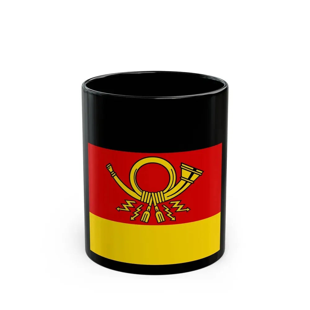 Flag of Minister of Deutsche Bundespost Germany - Black Coffee Mug 11oz - Go Mug Yourself