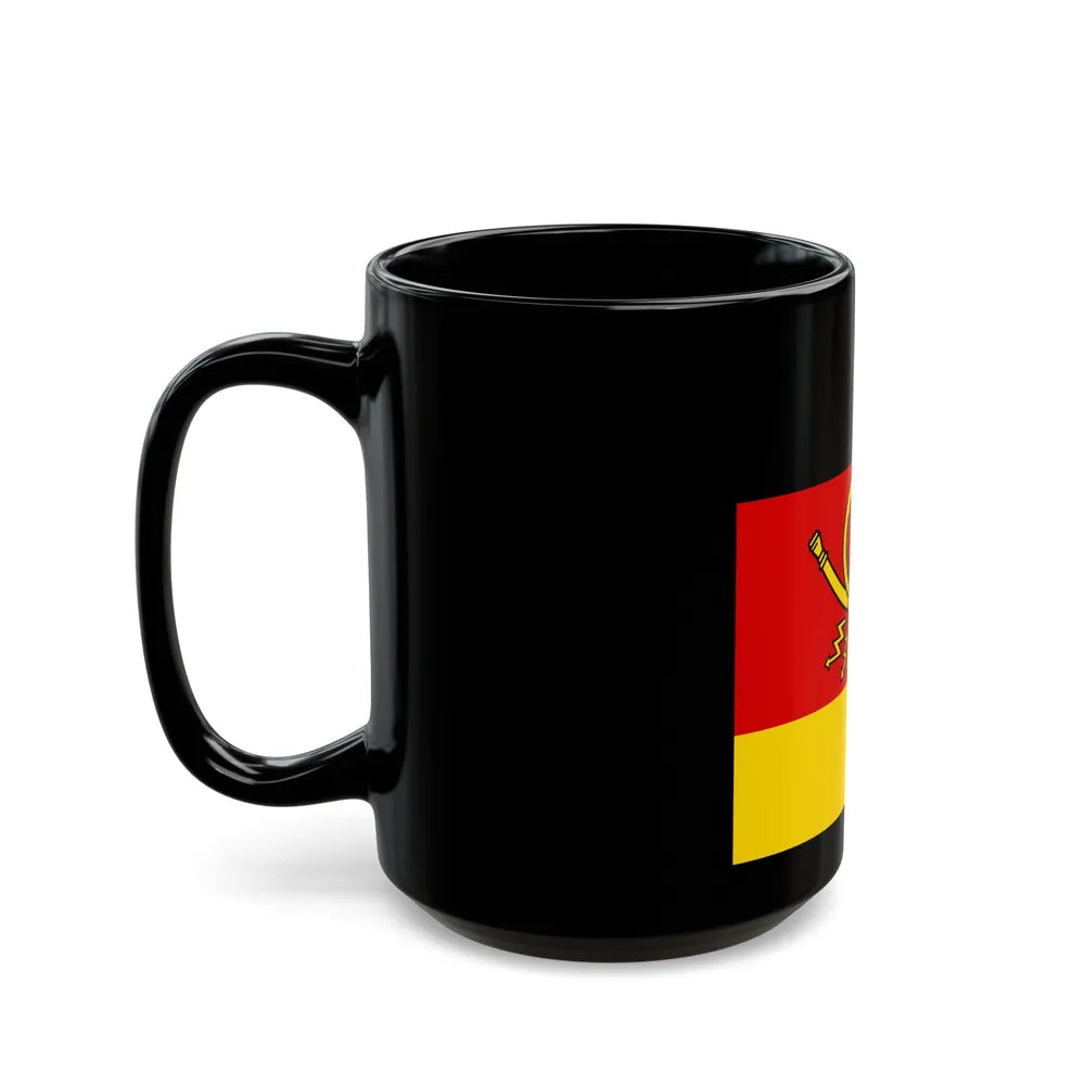 Flag of Minister of Deutsche Bundespost Germany - Black Coffee Mug-Go Mug Yourself