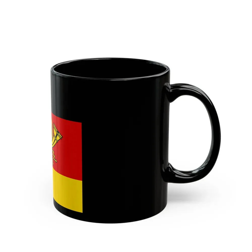 Flag of Minister of Deutsche Bundespost Germany - Black Coffee Mug - Go Mug Yourself