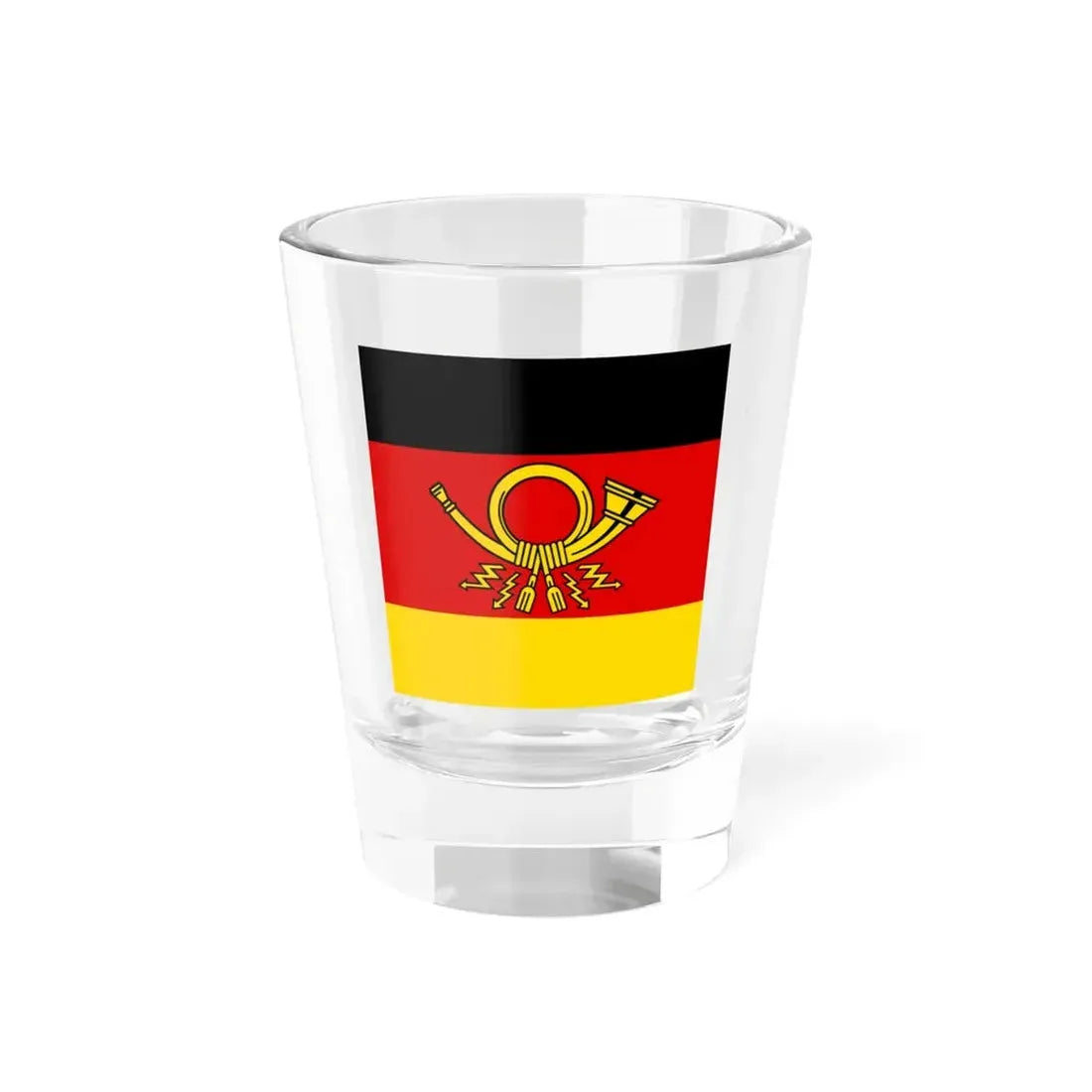 Flag of Minister of Deutsche Bundespost Germany - Shot Glass 1.5oz 1.5oz - Go Mug Yourself