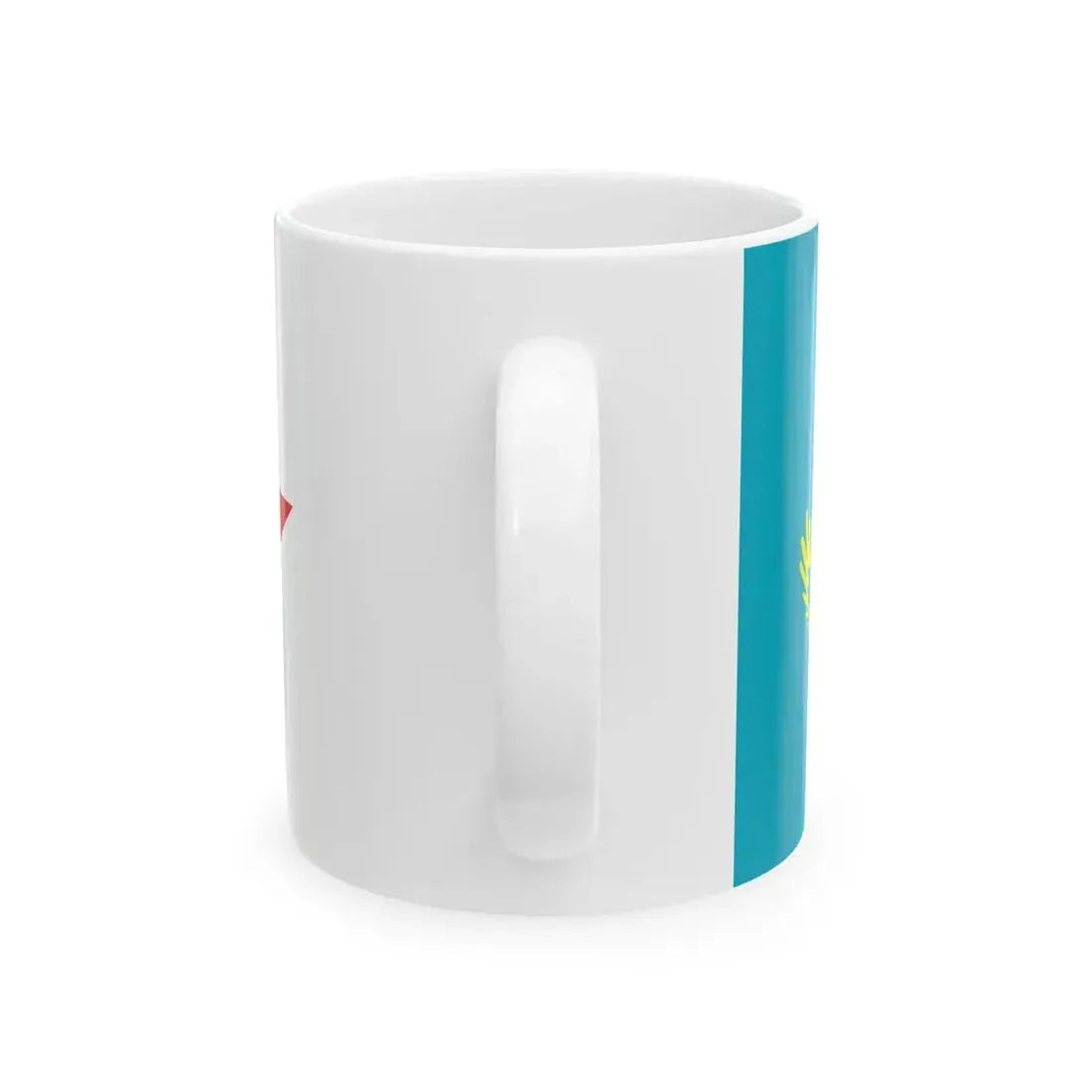 Flag of Minister of National Defense of Kazakhstan (Kazakhstan) White Coffee Mug - Go Mug Yourself