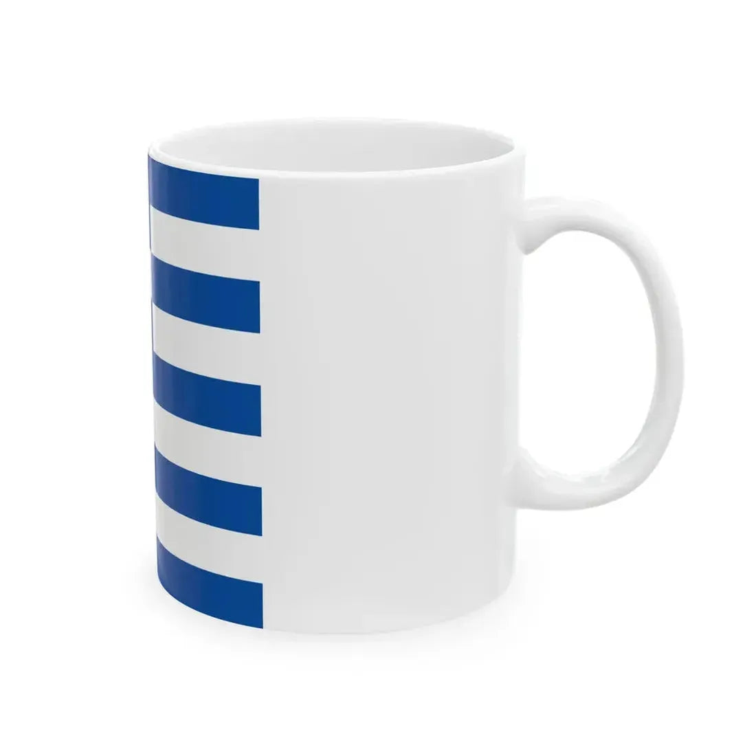 Flag of Minister of Navy of Greece 1914-1924 (Greece) White Coffee Mug - Go Mug Yourself