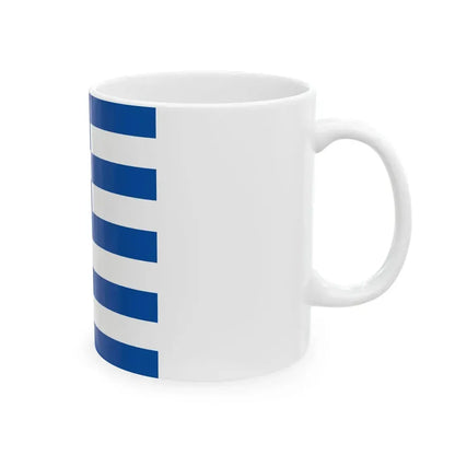 Flag of Minister of Navy of Greece 1914-1924 (Greece) White Coffee Mug - Go Mug Yourself