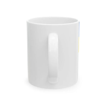 Flag of Ministry of Healthcare of Ukraine (Ukraine) White Coffee Mug - Go Mug Yourself